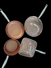 Simply Ming Tsai 6-PIECE Technolon+ Metallic Series Cookware Set Copper Bronze New. Price: $206.95.