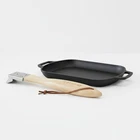 Mimiuo Cast Iron Sizzler Pan For Pizza Oven And Grill, 14 Inch Nonstick Sizzl... New. Price: $109.82.
