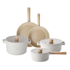 Neoflam Fika 8 Pieces Kitchen Cookware Set, Nonstick Ceramic Coating Pots & Pans New. Price: $204.49.