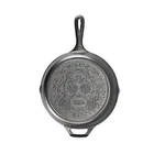 Lodge Cast Iron Skillet 10.25 In. Sugar Skull Design Black Seasoned Pour Spout New. Price: $48.65.