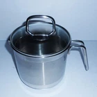 Krona Norpro 18/10 Stainless Steel Inox Rostfrei Cup Multi Pot Vented Lid Used. Price: $21.25.