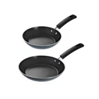 Tramontina 8" And 9.5" Aluminum Non Stick 2PC Fry Pan Set New. Price: $26.30.