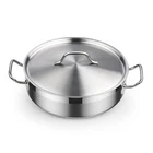 Deep Saut Pan With Lid 4QUART Professional Frying 18/10 Stainless Steel New. Price: $65.01.