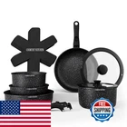 Country Kitchen Cookware Set Removable Handle Oven Rv Safe Pots Pans New. Price: $117.79.