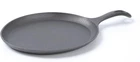 Hawok Cast Iron Fajita Plate Sizzler Pan Pre-seasoned Skillet, 3 Pc. New. Price: $30.00.