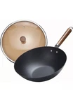 Iron Wok 12.6 Inches,wooden Handle Chinese Pot Carbon Steel New. Price: $45.99.