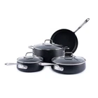 All-clad Hard Anodized Expert Nonstick Cookware Set -7 Piece Pots And Pans New. Price: $546.01.