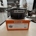 Creuset Cocotte Ronde Signature Round Casserole Pan Oyster 2.0QT Cast Iron New. Price: $276.92.