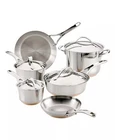 Anolon Nouvelle Copper Stainless Steel Cookware Set, 11 Piece, New. Price: $399.98.