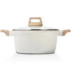 Nonstick Stock Pot With Lid, 5 Quart Granite Casserole Large Soup Pasta Cook New. Price: $29.01.