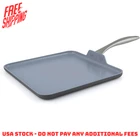 Greenpan Lima Ceramic Nonstick 11" Square Griddle - Oven & Broiler Safe, Gray New. Price: $37.79.