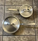 X2 Cookware Stainless Saucier & Saucepan Pot Made-in Italy Used. Price: $199.99.