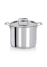 Cristel Castel Pro 18/10 Stainless Steel 9 Qt. Stockpot With Glass Lid New. Price: $179.99.