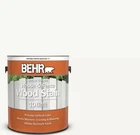 Behr Solid Color House Fence Wood Stain Gal White Base No 11 Exterior New. Price: $29.99.