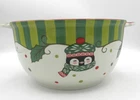 Temptations Winter Whimsy Quart Mixing Bowl PPP-HLD-822834 With Handles Used. Price: $23.99.