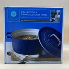Martha Stewart Collection Enameled Cast Iron 6 Qt. Round Casserole New Read. Price: $60.00.