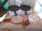 New Box Skookie Cast Iron Mini Skillets 7" With Hot Pads And Recipe Book. Price: $24.00.