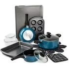 Brooklyn Steel Co. Venus Nonstick Aluminum 16-PC. Cookware Set Navy. New. Price: $54.99.