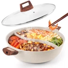 Guequitlex Hot Pot Divider Non-stick 7-QT Double-flavor Shabu For New. Price: $68.72.