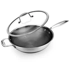 Nutrichef NCS3PWOK 12" Stainless Steel Durable - Triply Kitchenware New. Price: $76.99.