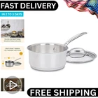 Cuisinart 719-18 Chef's Classic Stainless 2-QUART Saucepan With Cover Usa Stock, New. Price: $47.26.