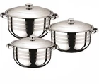 Pc Stainless Steel Stockpot Set Cooking 3.7QT / 4.7 6.5 New. Price: $59.40.