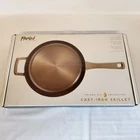 Parini Cast Iron Skillet Golden Oil Collection 8 1/2 Inside 9 Outside Rim Used. Price: $29.79.