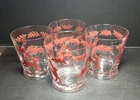 Dansk Set Of 4 Nordic Knits Double Old Fashioned Glasses Barware Red Christmas New. Price: $39.99.