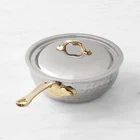 Mauviel M'elite B Hammered Stainless-steel Saucier, 2-QT, Ships Free From Us New. Price: $326.99.