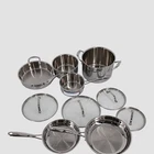 Cuisinart 77-10P1 10-PIECE Chef's-classic-stainless Collection Cookware Set New. Price: $184.99.
