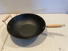 Mainstays 13.75" Non-stick Wok Pan Used. Price: $19.99.