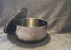 Cuisinart Stainless Steel Quart Saucepan 7193-20 With Lid/cover Used. Price: $28.00.