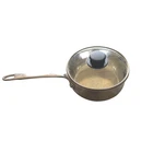 Chefmate Premium Cookware Stainless Steel Saucepan With Vented Glass Lid Silver Used. Price: $19.80.