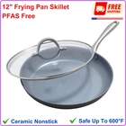 Greenpan Lima Hard Anodized 12" Frying Skillet With Lid - Ceramic Nonstick New. Price: $71.38.