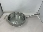 Viking Contemporary 3-PLY Deep Saute Pan With Glass Lid, 4.8 Quart New. Price: $149.56.
