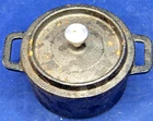 Ecolution Oven-to-table Mini Cast Iron Cookware 8OZ.CASSEROLE W/lid Pre-seasoned Used. Price: $16.99.