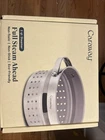 Caraway Home 3QT Nonstick Stainless Steel Small Steamer Silver New. Price: $60.00.