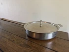 All Clad Qt Stainless Steel Saute Fry Pan 11 French Skillet Double Handles Used. Price: $74.99.