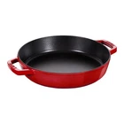Staub Cast Iron 13-INCH Double Handle Fry Pan New. Price: $299.95.