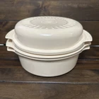Tupperware Microwave Cooker Pc Set Qt Bowl & Lid Casserole 2193A-2 2192B-2 Used. Price: $8.37.