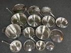 All-clad Copper Core Ply Bonded 15 Piece Cookware Set New. Price: $1424.85.