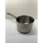 Calphalon Saucepan 2.5 Qt Silver Stainless Steel 87025 Induction Ready Used. Price: $29.99.