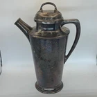 Vintage Reed & Barton #20 Silver Plate Water Pitcher Strainer Lid Hammered 12" Used. Price: $77.59.