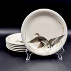 Big Sky Carvers Ducks Unlimited 7.5" Salad Plates SET/6 Stoneware Vintage Rare! Used. Price: $205.00.