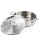 Saute Jumbo Cooker Tri-ply Stainless Steel Pan, 13INCH Deep Frying With New. Price: $167.55.