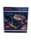 Parini 2-LITER Cast Iron Noodle Hot Pot W/ Wooden Lid & Trivet New Box. Price: $24.99.