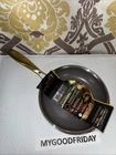 David Burke Geo Clad 8" Tri-ply Stainless Hex Steel Hybrid Frying Pan W/ Copper New. Price: $29.99.