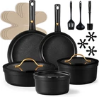 Carote 20PCS Pots And Pans Stick, Cookware Set, Dishwasher/oven New. Price: $166.99.