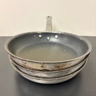 Winco 10" Aluminum Frying Pans (AFP-10NS) W/ Metal Handle Lot Of 3 Used. Price: $65.00.