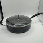 Tramontina 5.5 Quart Nonstick Frying Pan Lid Porcelain Enamel Made Usa 5.2 Used. Price: $35.20.